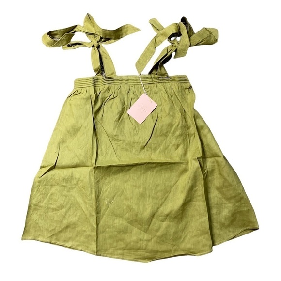 Sancia The Zala Dress New With Tags in Olive Size Small 100 % Linen - Picture 5 of 12